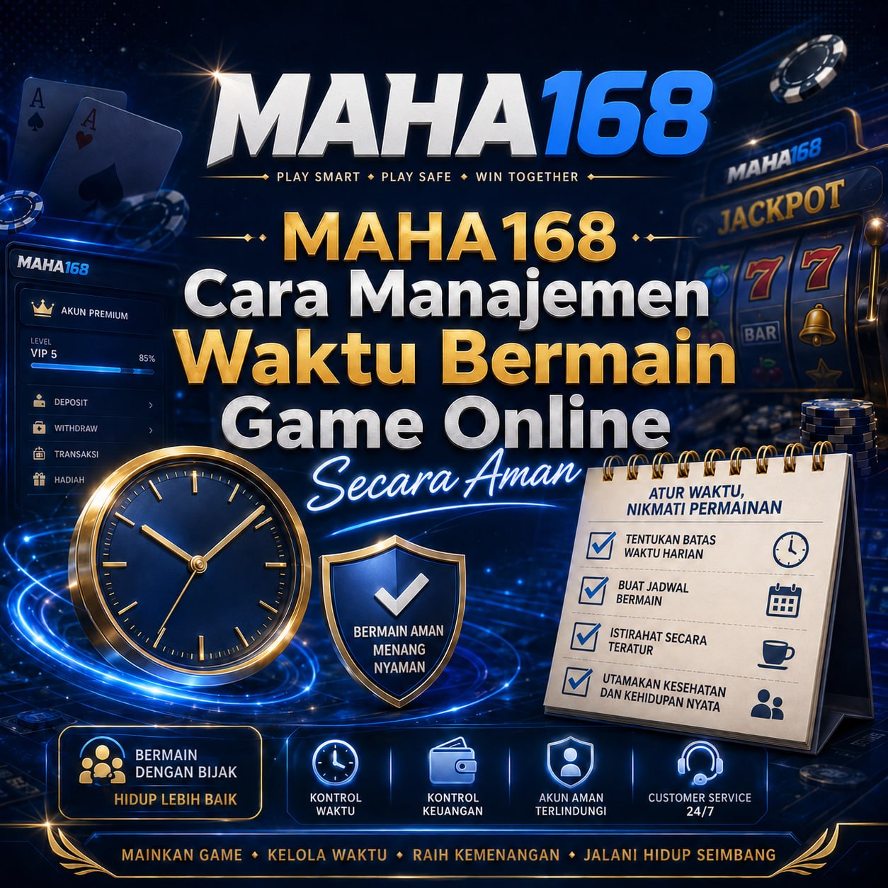Tips MAHA168 Cara Manajemen Waktu Bermain Game Online Secara Aman